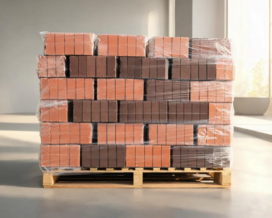 Assorted Acme Brick color packs on display